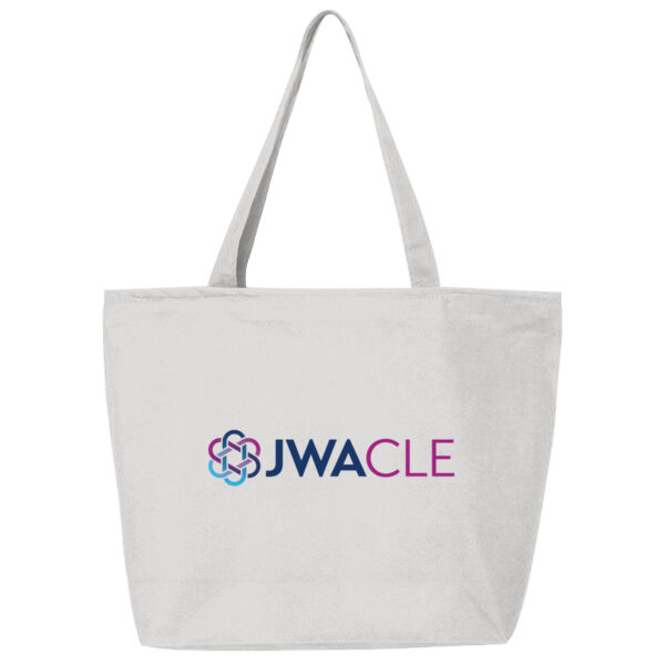 Q-Tees - 25L Zippered Tote - Printed Logo Thumbnail
