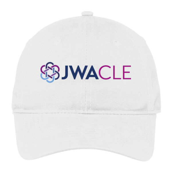 Port Authority® Soft Brushed Canvas Cap - Embroidered Logos Thumbnail