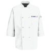 Eight Pearl Button Chef Coat with Thermometer Pocket Thumbnail