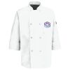 Eight Pearl Button Chef Coat with Thermometer Pocket Thumbnail