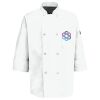 Eight Pearl Button Chef Coat with Thermometer Pocket Thumbnail