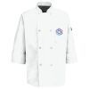 Eight Pearl Button Chef Coat with Thermometer Pocket Thumbnail